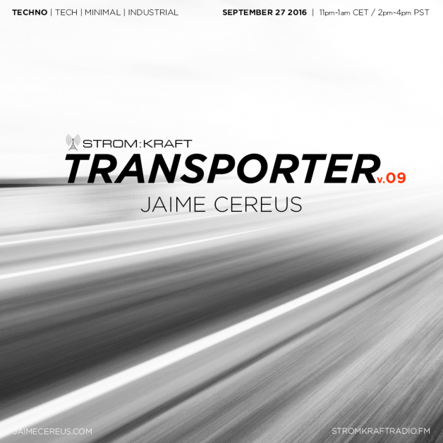 Tuesday September 27th 11.00pm CET [2.00pm SLT] – Second Life’s TRANSPORTER RADIO #09 – Jaime Cereus (USA)