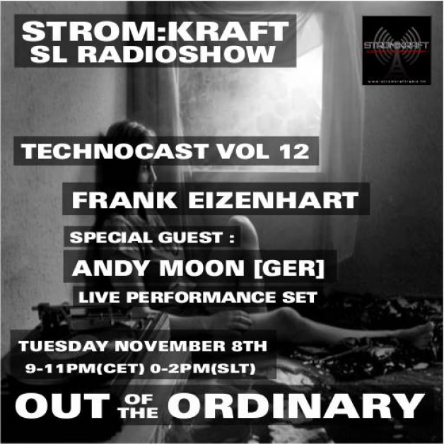 Tuesday November 8th 9.00pm CET [0.00pm SLT] – Second Life’s OUT OF THE ORDINARY RADIO #12 – Frank Eizenhart (USA)